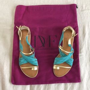 Diane von Furstenberg Kamala sandals, size 6.5
